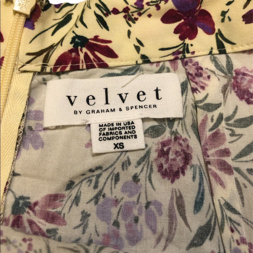 Isadora Floral Print Challis Wrap Skirt size XS - Picture 4 of 5